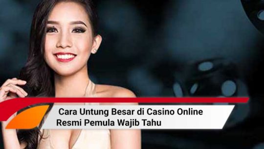 Cara Untung Besar di Casino Online Resmi Pemula Wajib Tahu